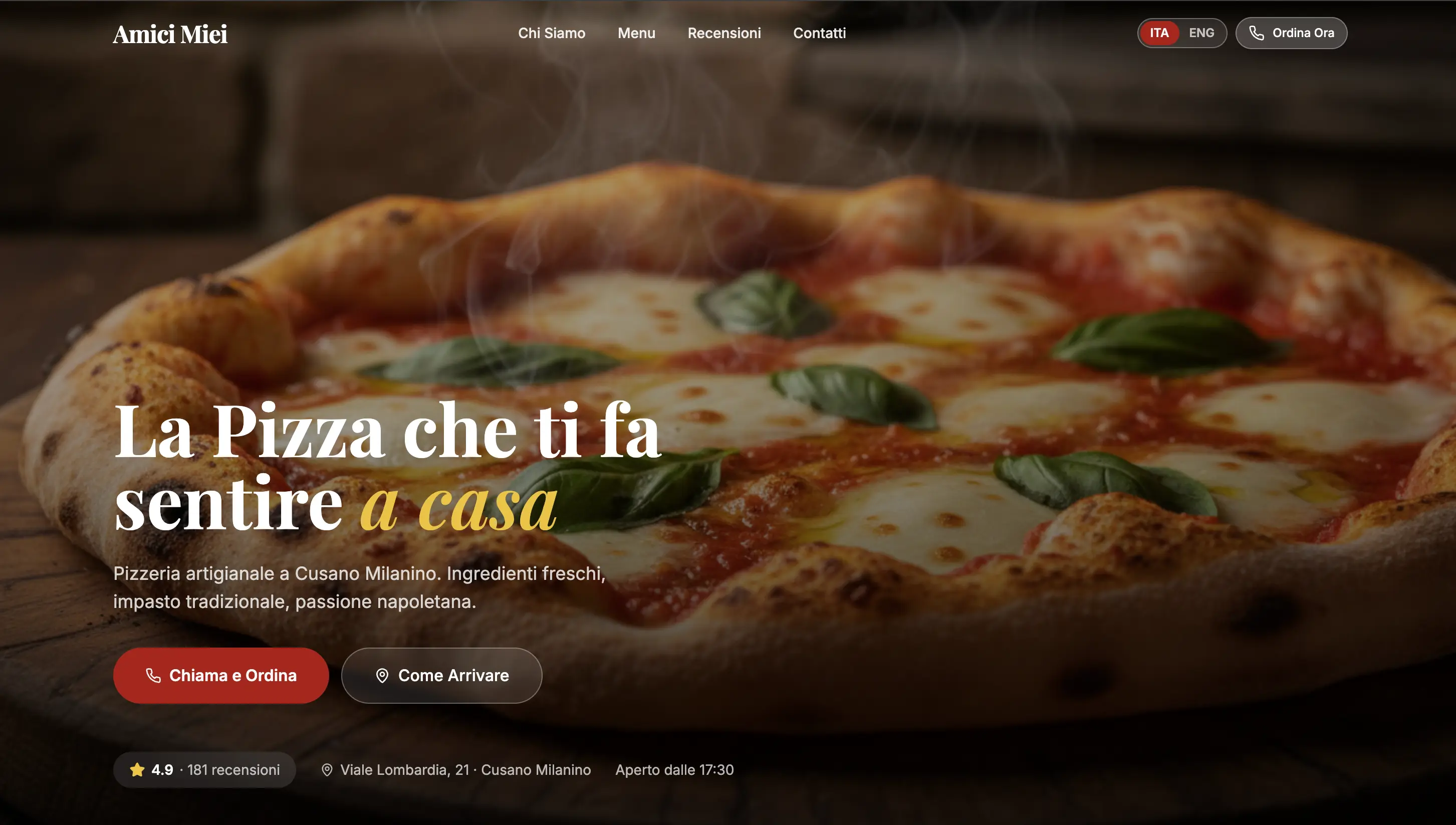 Anteprima del sito Amici Miei